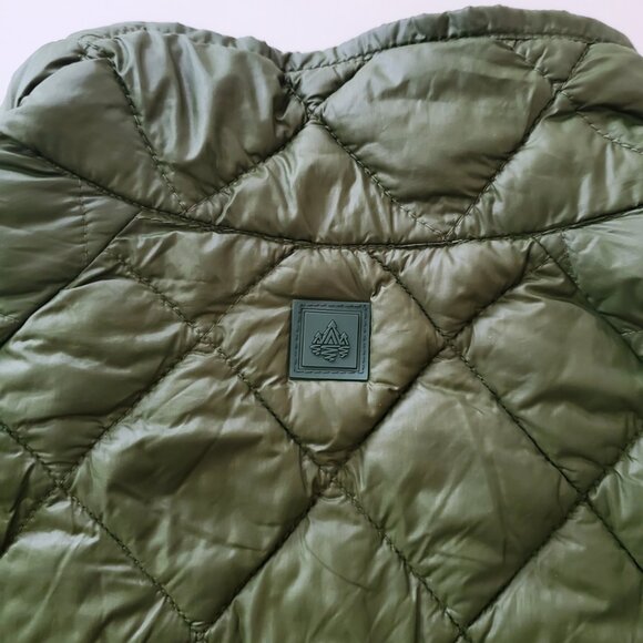 Rainforest Green Women's Polyester Thermoluxe Sz Small Puffer Jacket - Picture 6 of 9